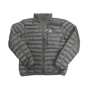 vintage puffer jacket | black